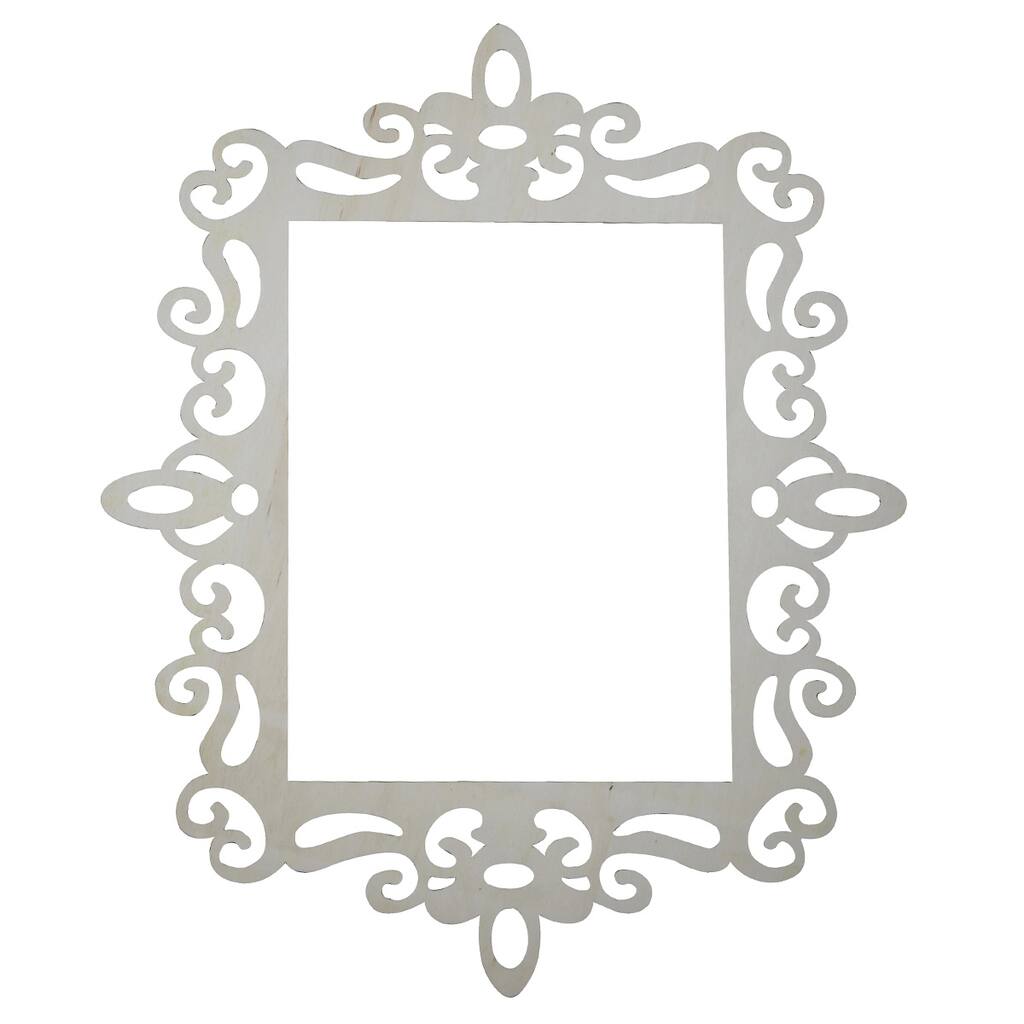 Artminds Wooden Laser Cut Frame 13 3 4 X 10 Opening Artminds Wooden Laser Cut Frame 13 3